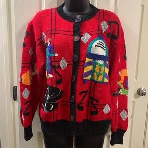 Berek | Vintage Music Sweater | size L